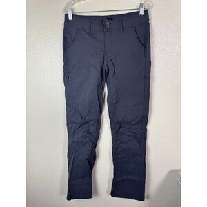 Prana Womens Gray Halle Hiking Pants Size 6 Outdoor camping Straight Nylon Blend